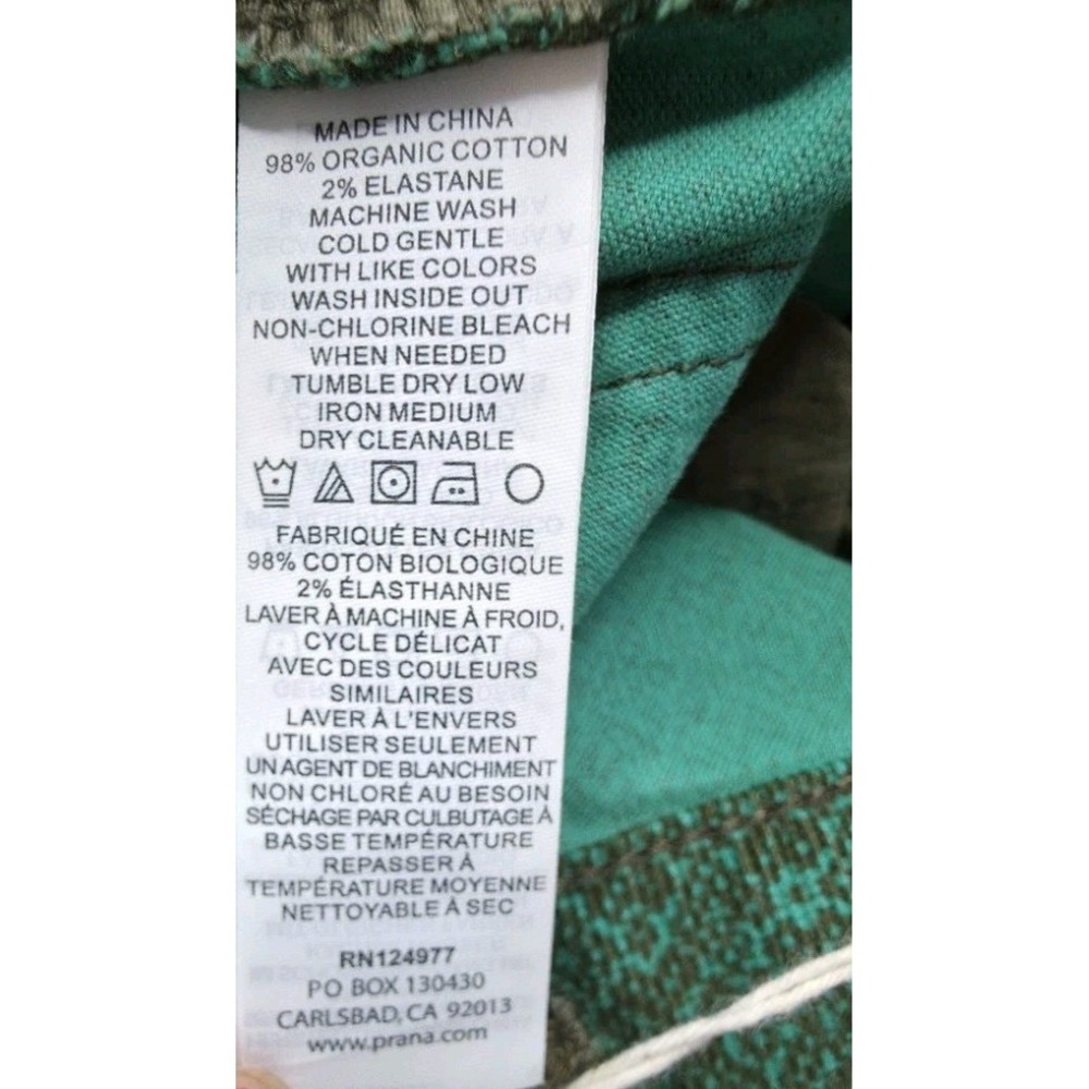 prAna Trinity Cord Pant Women's Size 6 NWT Cargo Marsala Organic Cotton Low Rise - Picture 10 of 16